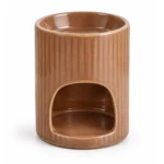 Kominek ceramiczny - Ryflowany Beżowy
