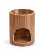 Kominek ceramiczny - Ryflowany Beżowy