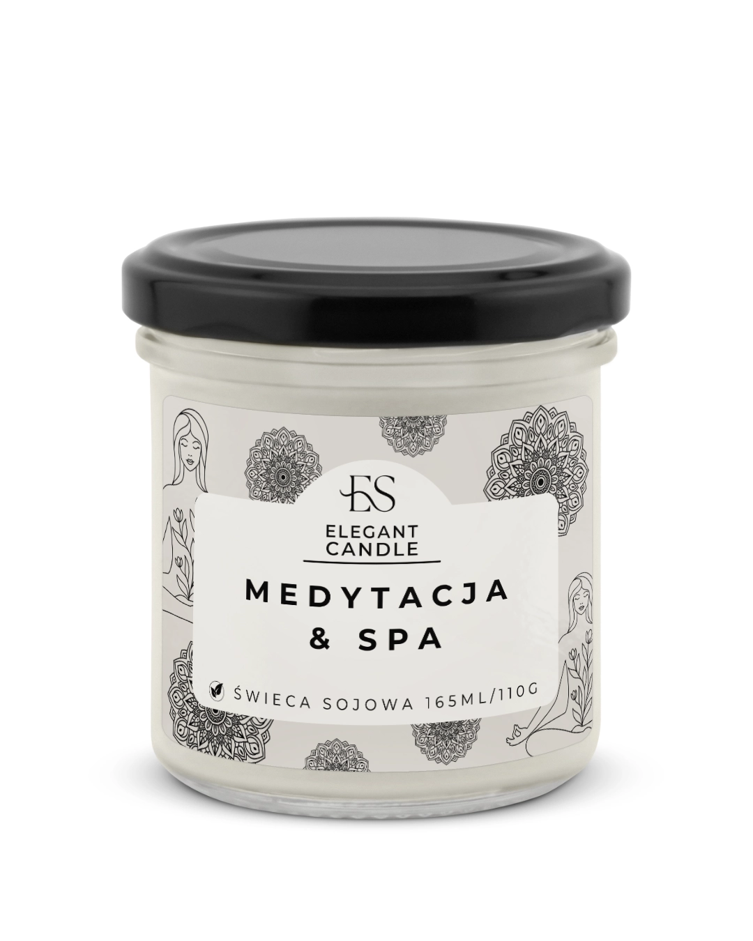 white_św110_medytacja_spa Świeca sojowa - Medytacja & Spa - obrazek 1